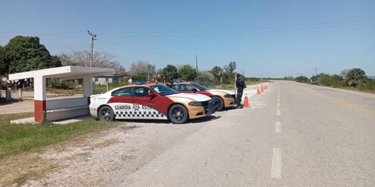 Implementan recorridos de vigilancia en vías de comunicación de Tamaulipas